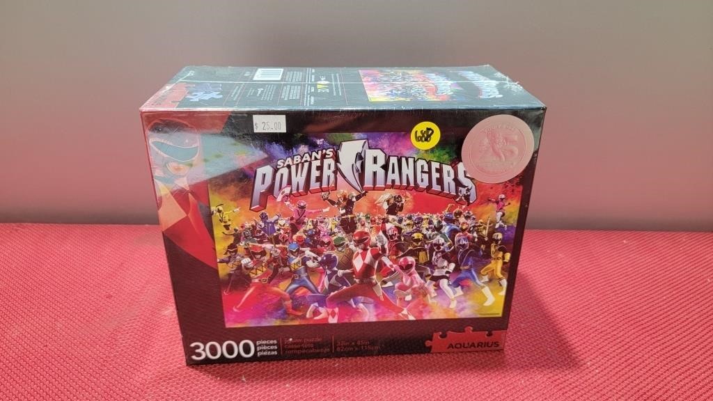 New sealed 3000pcs power rangers puzzle