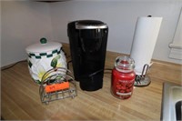 Keurig, Candle, Cookie Jar, Paper Towel Holder