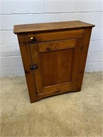 Antique Pine 1-door Small Cupboard