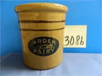 Arden Dairy Brown Banded Beater Jar