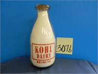 Double Sided WWI Kohl Dairy Moline, IL