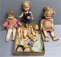 Vintage Doll & Body Part Lot Collection