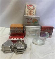 Cookie Cutters, Metal Box & more