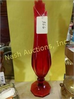 ruby vase