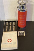 Vintage Thirst Extinguisher & Thirst Aid Kit