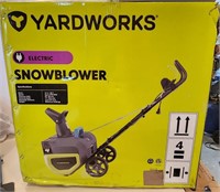 NEW YARDWORKS ELECTRIC SNOWBLOWER 22"