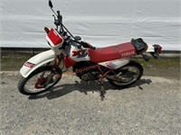 1987 Yamaha XT 350 Dual Sport Motorycle, Non-Op