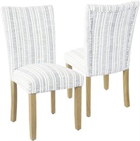 HomePop Parsons Dining Chairs, Pack of 2, Blue