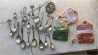 Lot Of Collector Spoons, Misc