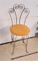 Metal Vanity Project Chair