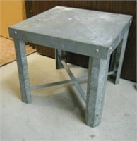 Short Outdoor Burner Aluminum Table