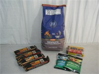 New 7.3 Lbs Bag Charcoal Briquets + Fire Starters