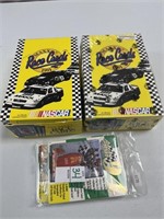 NASCAR RACING 2 BOX AND 2 PACK LOT ( one box not