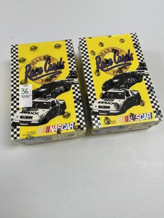 2 SEALED BOXES 1991 MAXX NASCAR CARDS