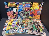 Comics - 6 Marvel, 3 DC, 3 Whitman, Charlton, Star