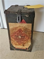 WOOD BOX "CAUTION DO NOT DROP" US AIR FORCE