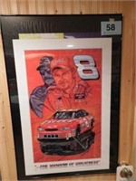 Earnhardt poster, "The Shadow of Greatness,"