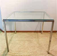 CHROME OCCASIONAL TABLE