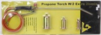 NEW-Propane Torch w/2 Extra Nozzles