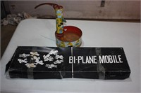 Toy pump, bi plane mobile