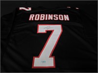 BIJAN ROBINSON SIGNED FOOTBALL JERSEY WITH COA