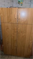 Cabinet in basement approximately  contents