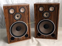 Fisher Model DS 176 2 Way Stereo Speakers Pair