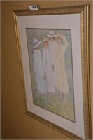 Framed Print of Four Ladies