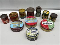Selection Collectable Household Tins