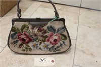 Vintage embroidered purse