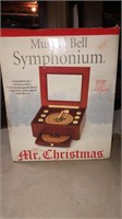 Musical bell symphonim and 4 1/2 ft Christmas