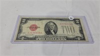 1928 red seal $2 bill