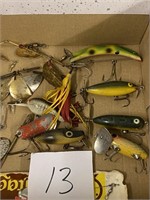 Wooden Fishing Lures & Misc