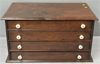 Antique Spool Cabinet Four Drawer