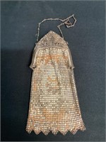 1930s Mesh Finger Tip Purse, Art Deco