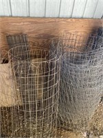 Miscellaneous rolls of fencing, various size, see