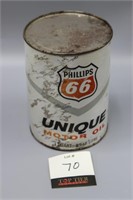 Phillips 66 Unique Oil Can Quart