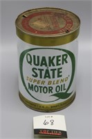Quaker State Oil Can Quart