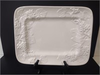 TST White Ceramic Platter
