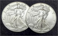 (2) 2022 Silver Eagles