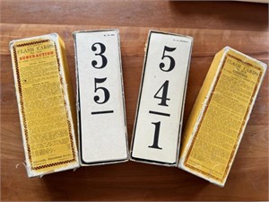 Vintage Kenworthy Math Flash Cards