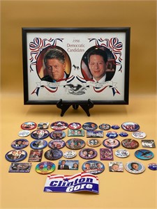 Bill Clinton & Al Gore Campaign Memorabilia