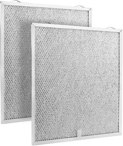 Range Hood Grease Filter Aluminum 15.75×13.78" 2Pk