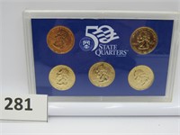50th State Quarters 24K Plated