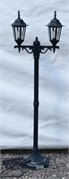 Electric Double Arm Freestanding Street Lamp