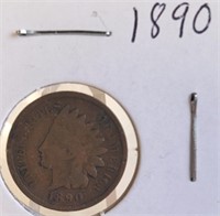 1890 Indian Head Penny