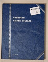 Canadian Silver Dollar Collection Book