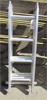 Warner Aluminum 16' Straight/8' Step Ladder