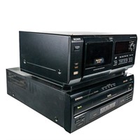 Pioneer CLD-M301 Laser Disc & Sony CDP-CX55 Player
