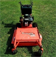 Gravely walk behind mower